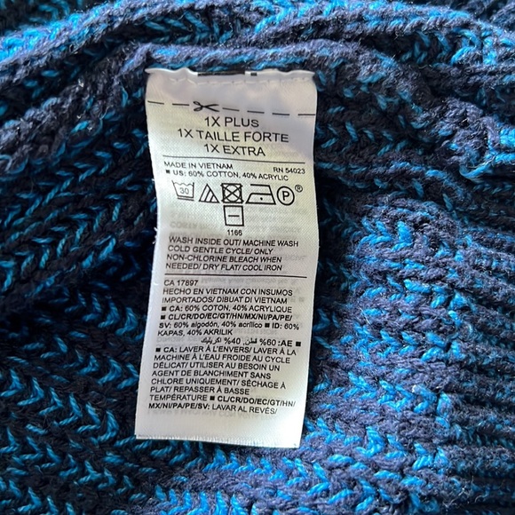 Old Navy knit sweater, 1X - Picture 3 of 3